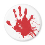 Bloody Handprint Magnet