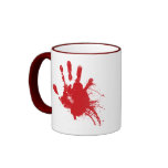 Bloody Handprint Mug