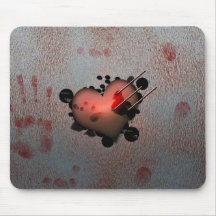 Bloody Heart Mousepad