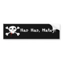 Bloody Jolly Roger Bumper Sticker bumper stickers