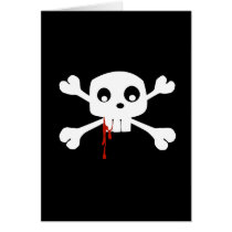 Bloody Jolly Roger Card