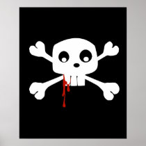 Bloody Jolly Roger Print