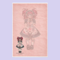 Bloody Lolita Gothic Stationery stationery