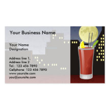 Bloody Mary Business Card