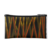 BLOODY RODS ABSTRACT BY VALXART.COM MAKEUP BAGS