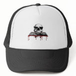 Bloody Skull Mesh Hats