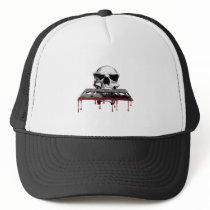 Bloody Skull Mesh Hats
