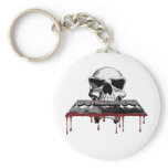 Bloody Skull Keychain