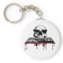 Bloody Skull Keychain