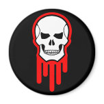 bloody skull refrigerator magnets