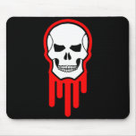bloody skull mousepads