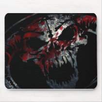 Bloody Skull Mousepad