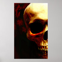 Bloody Skull Print