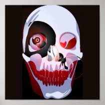 Bloody Skull Print