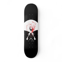 Bloody Skull Skateboard Deck