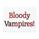 Bloody Vampires! Post Card