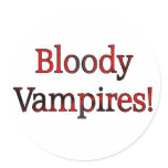 Bloody Vampires! stickers