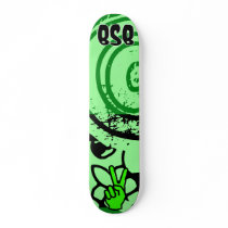 Bloody Zebra Black Edition/ Green Custom Skate Board