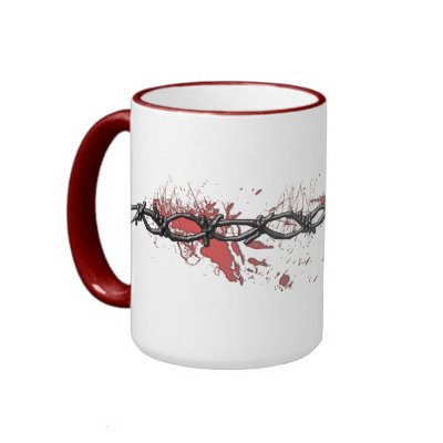 bloodybarb coffee mugs by 10thaethyr_sigillium