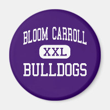 Bloom Carroll - Bulldogs - High - Carroll Ohio Fridge Magnets