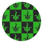 Bloom chequered logo stickers