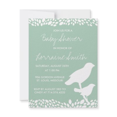 Bloom Customisable Baby Shower Invitation by ReeseBloom