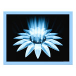 Bloom In Blue -Blank Invitation Customer Adds Info