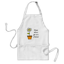 Bloom Where You Are Planted II Apron