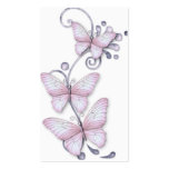 Blooming Butterflies Bookmark Business Card Templates