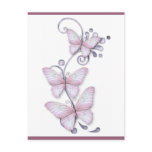 Blooming Butterflies Postcard