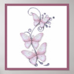 Blooming Butterflies Print