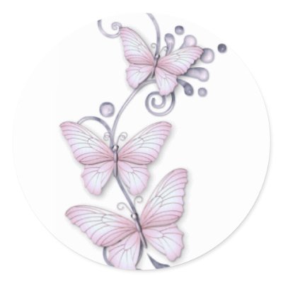 Blooming Butterflies Stickers by fstasu54