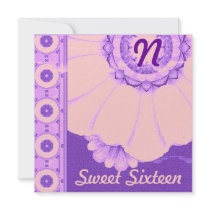 Blooming Dream Sweet Sixteen Invitation-Customise