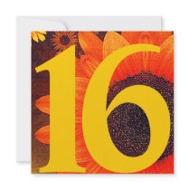 Blooming Dream Sweet Sixteen Invitation-Customise