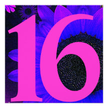 Blooming Dream Sweet Sixteen Invitation-Customise