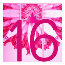 Blooming Dream Sweet Sixteen Invitation-Customise
