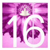 Blooming Dream Sweet Sixteen Invitation-Customise