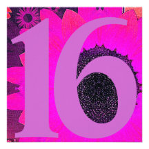 Blooming Dream Sweet Sixteen Invitation-Customise