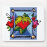 Blooming Heart Love Valentine Mousepads