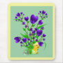 Blooming Hearts Easter Chick Mousepad