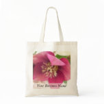 Blooming Hellebore Flower Tote Bags