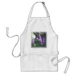 Blooming Purple Delphinium Apron