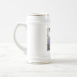 Blooming Purple Delphinium Beer Stein Mug