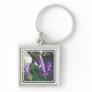 Blooming Purple Delphinium Keychain