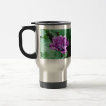 Blooming Purple Parrot Tulip Mugs