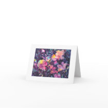 Blooms 70 greeting card