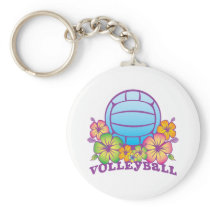 Blossom Beach Volleyball Key Chains