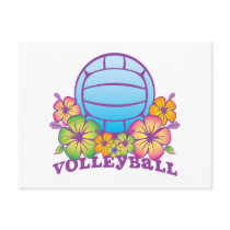 Blossom Beach Volleyball Post Cards