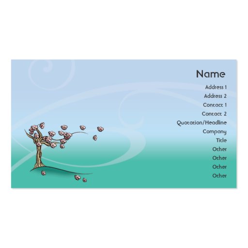 Blossom - Business Business Card Template