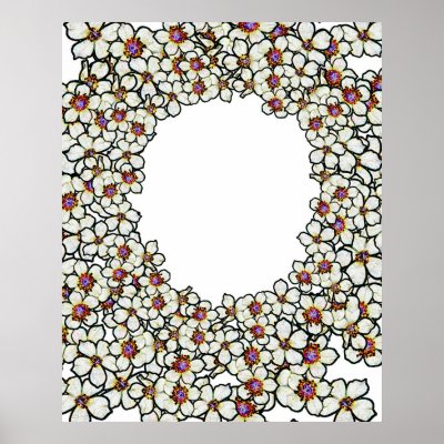 Blossom Frame Poster by singingbarista
